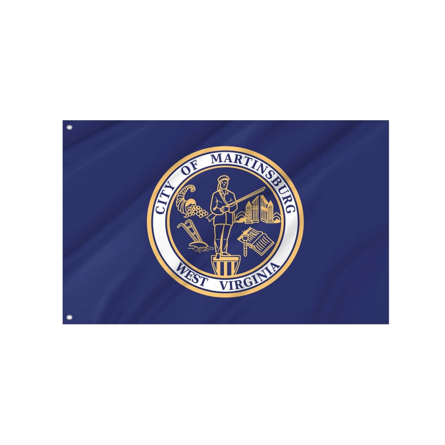 Martinsburg Flag for Indoor & Outdoor Use, USA126