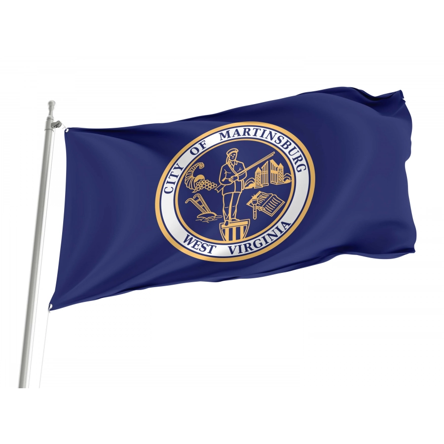 Martinsburg Flag for Indoor & Outdoor Use, USA126