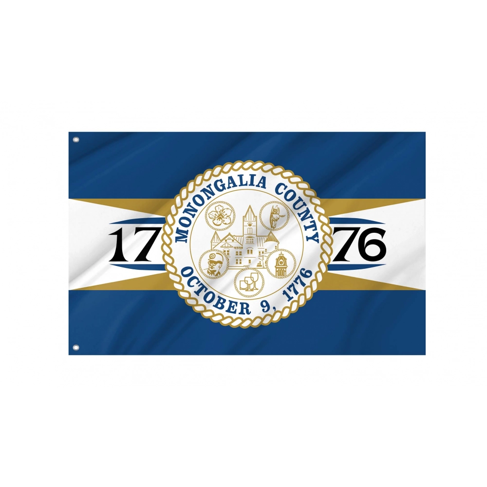 Monongalia County Flag for Indoor & Outdoor Use
