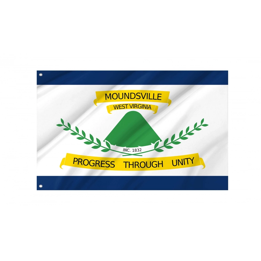 Moundsville Flag for Indoor & Outdoor Use, USA130
