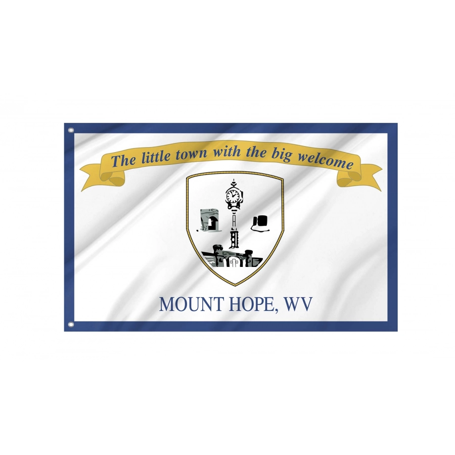 Mount Hope Flag for Indoor & Outdoor Use, USA131
