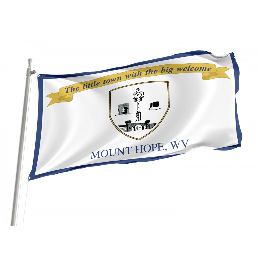 Mount Hope Flag for Indoor & Outdoor Use, USA131