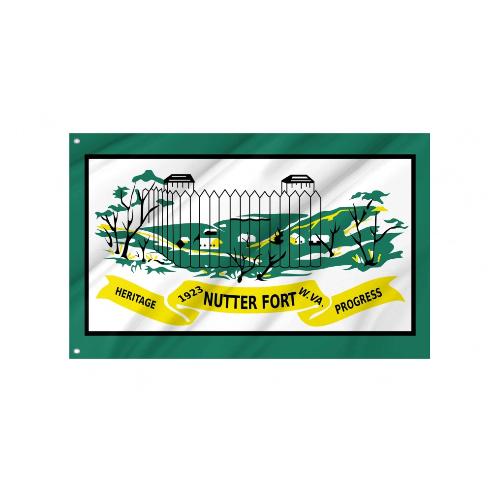 Nutter Fort Flag for Indoor & Outdoor Use