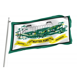 Nutter Fort Flag for Indoor & Outdoor Use