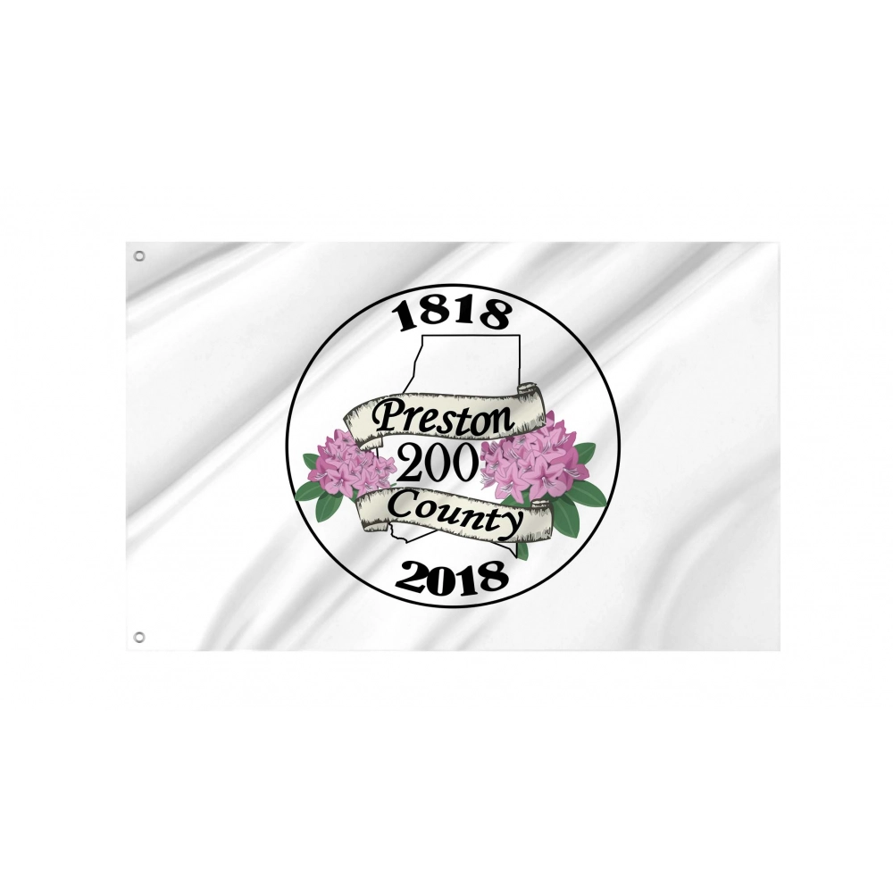 Preston County Flag for Indoor & Outdoor Use
