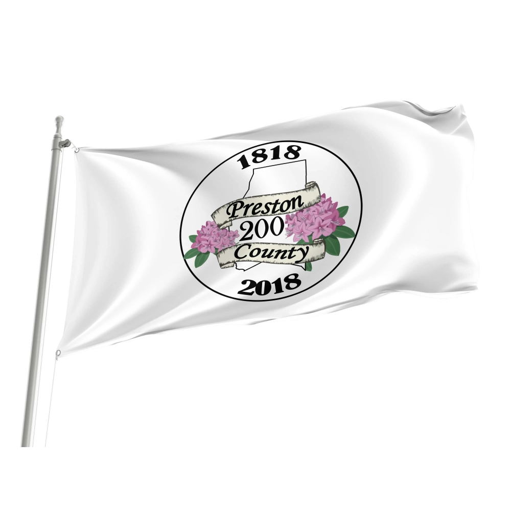 Preston County Flag for Indoor & Outdoor Use