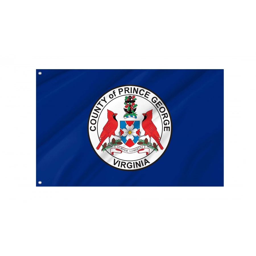 Prince George County, Virginia Flag for Indoor & Outdoor Use, USA409
