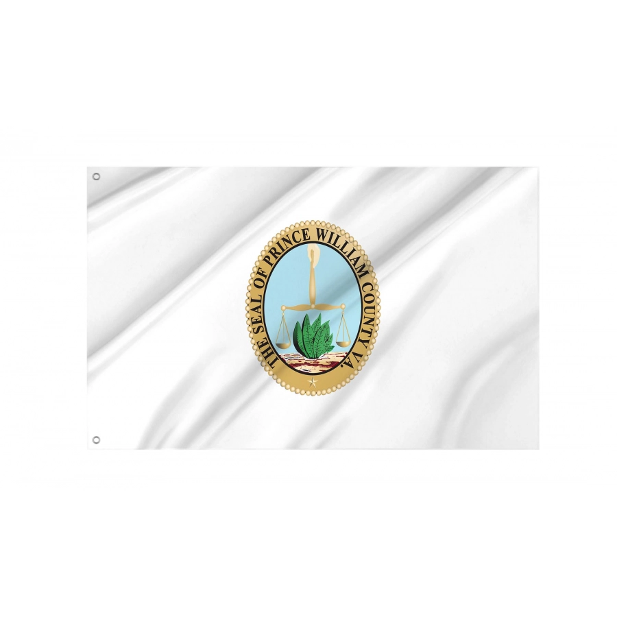 Prince William County, Virginia Flag for Indoor & Outdoor Use, USA410