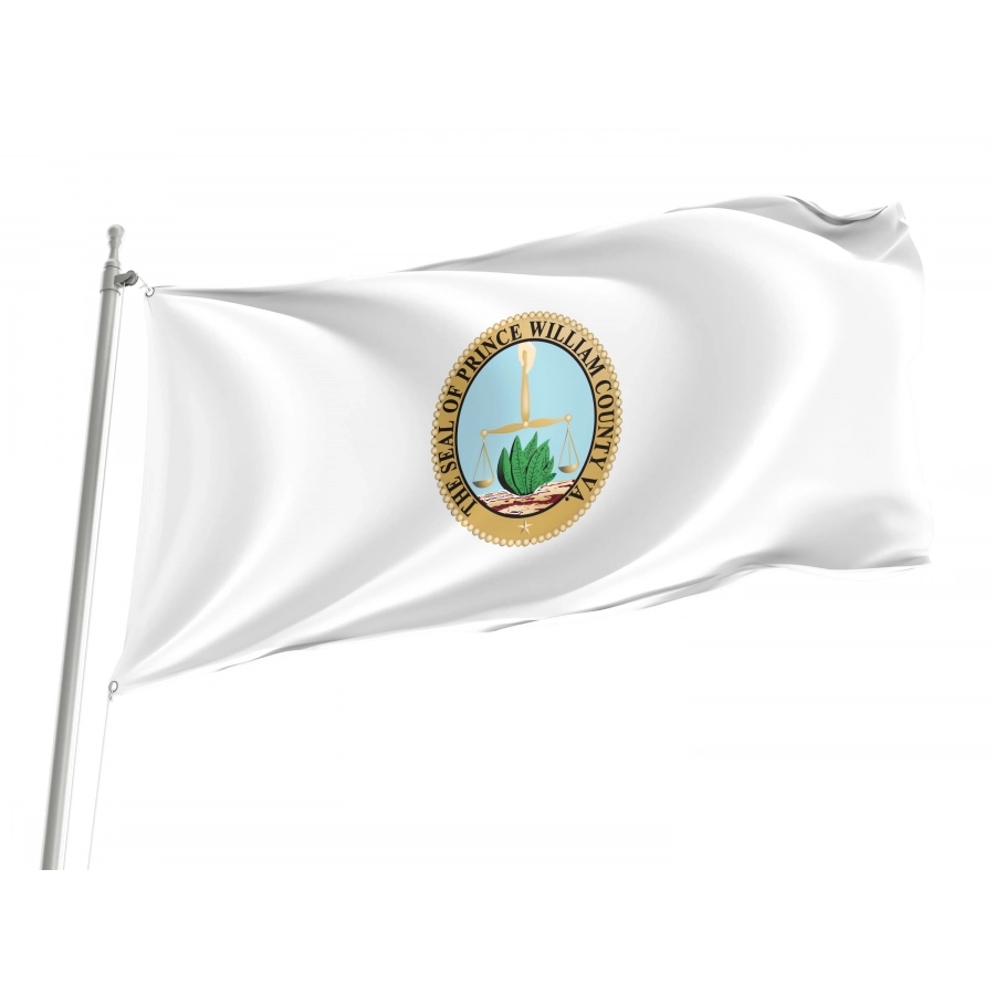 Prince William County, Virginia Flag for Indoor & Outdoor Use, USA410