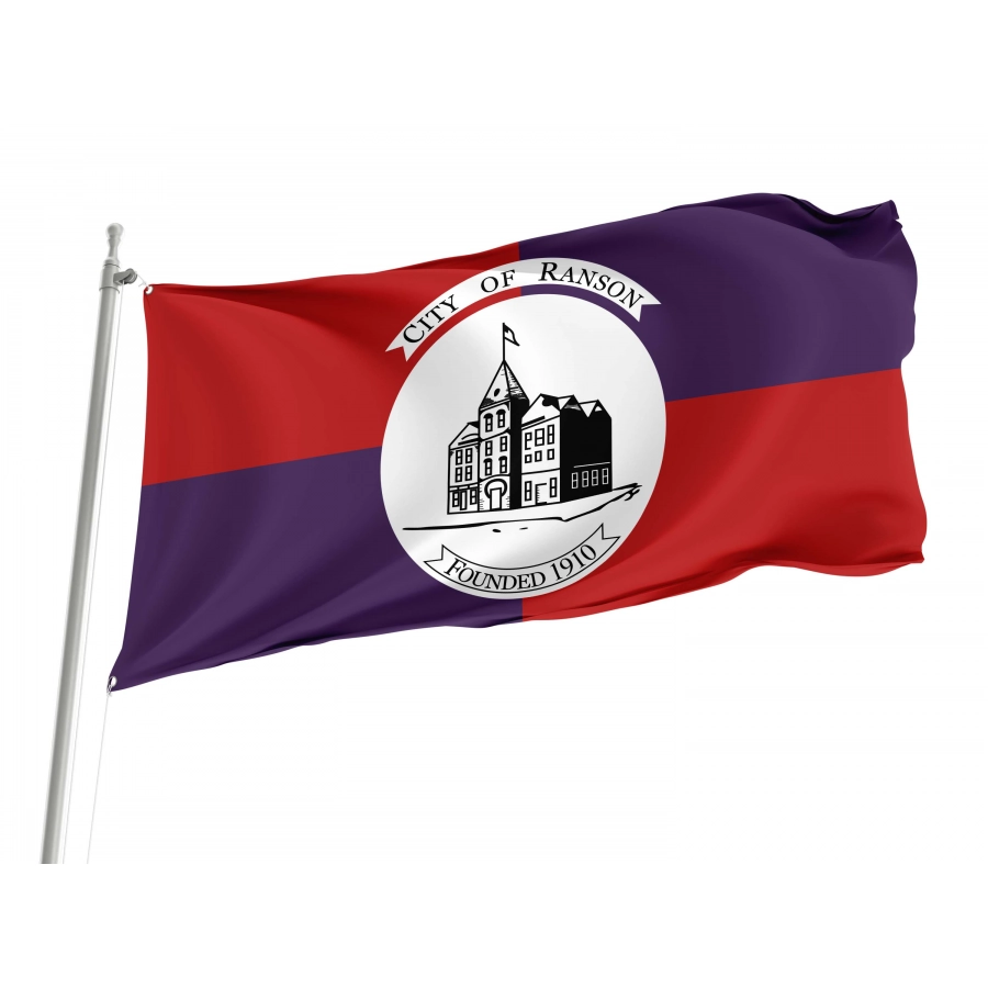Ranson Flag for Indoor & Outdoor Use, USA136