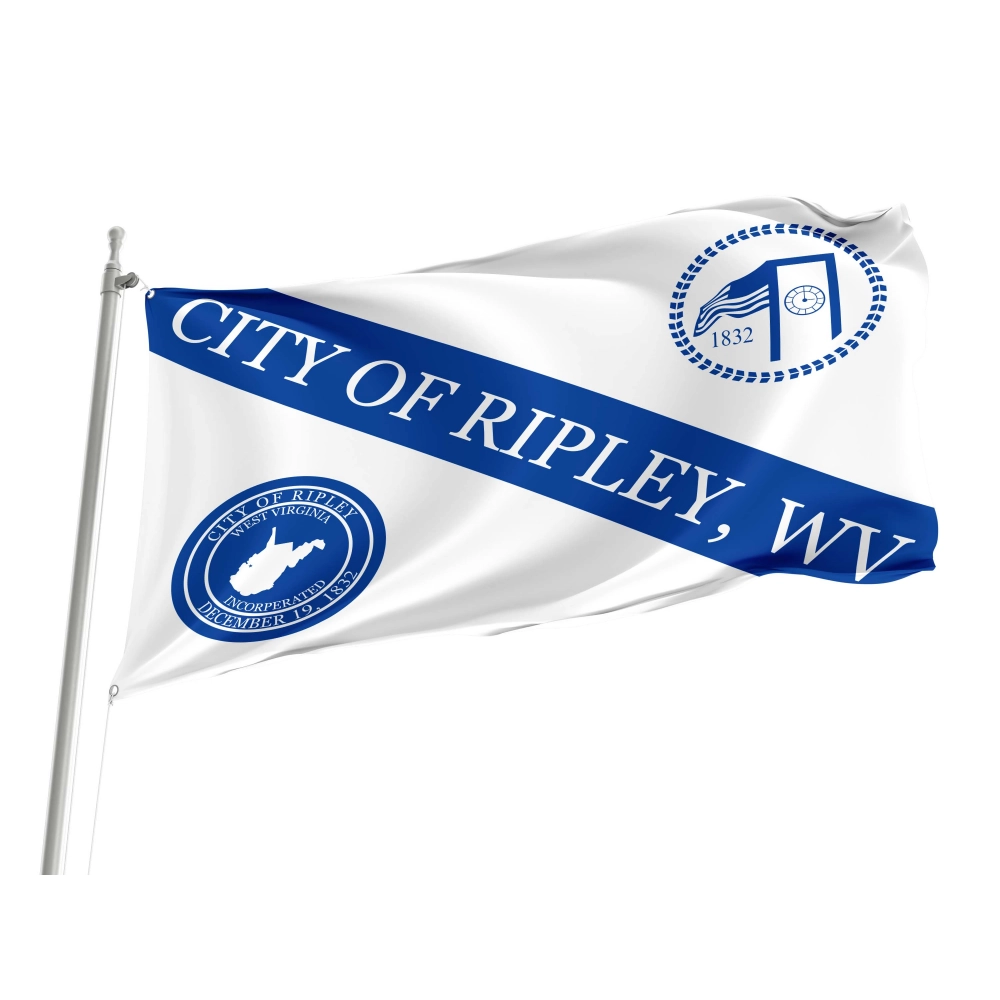 Ripley, West Virginia Flag for Indoor & Outdoor Use