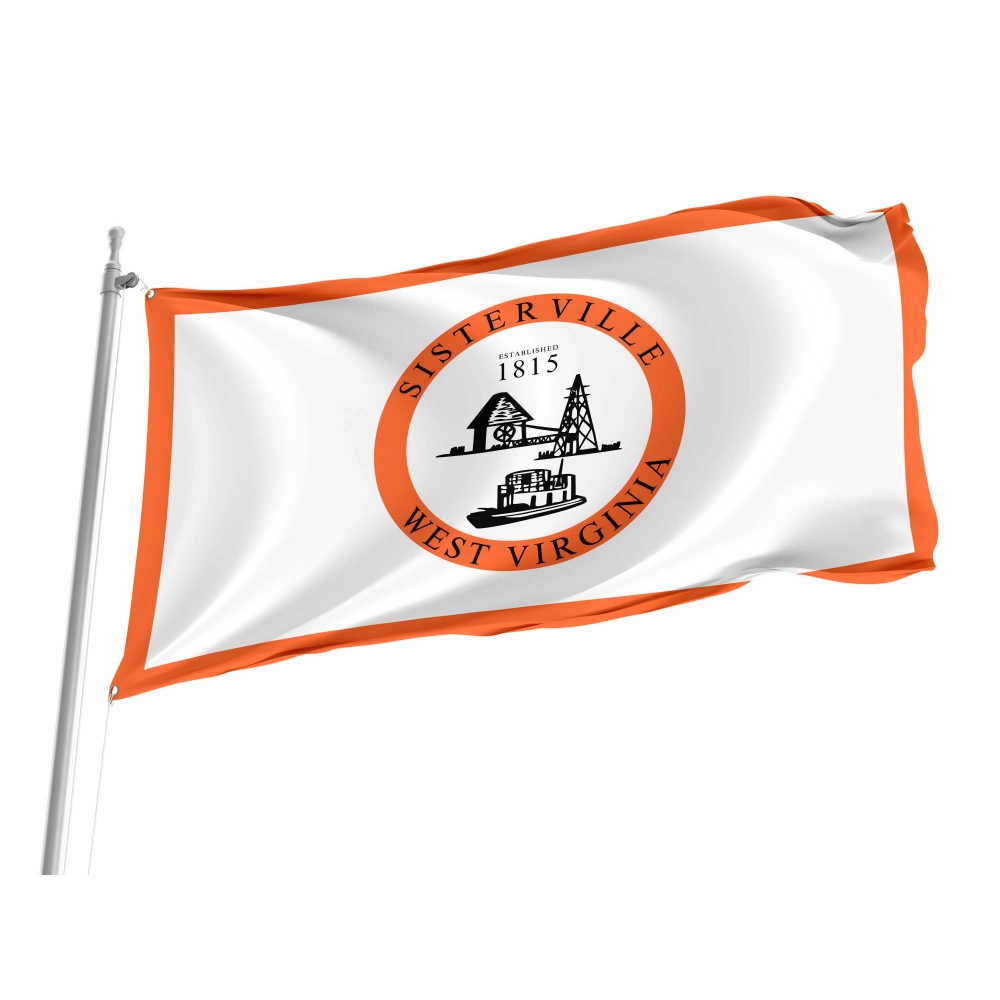 Sisterville Flag for Indoor & Outdoor Use