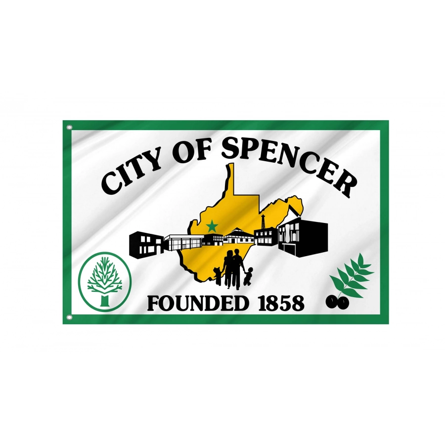 Spencer Flag for Indoor & Outdoor Use, USA141