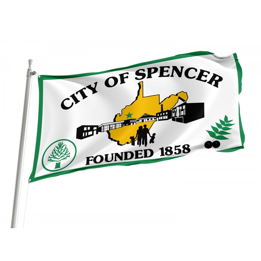 Spencer Flag for Indoor & Outdoor Use, USA141