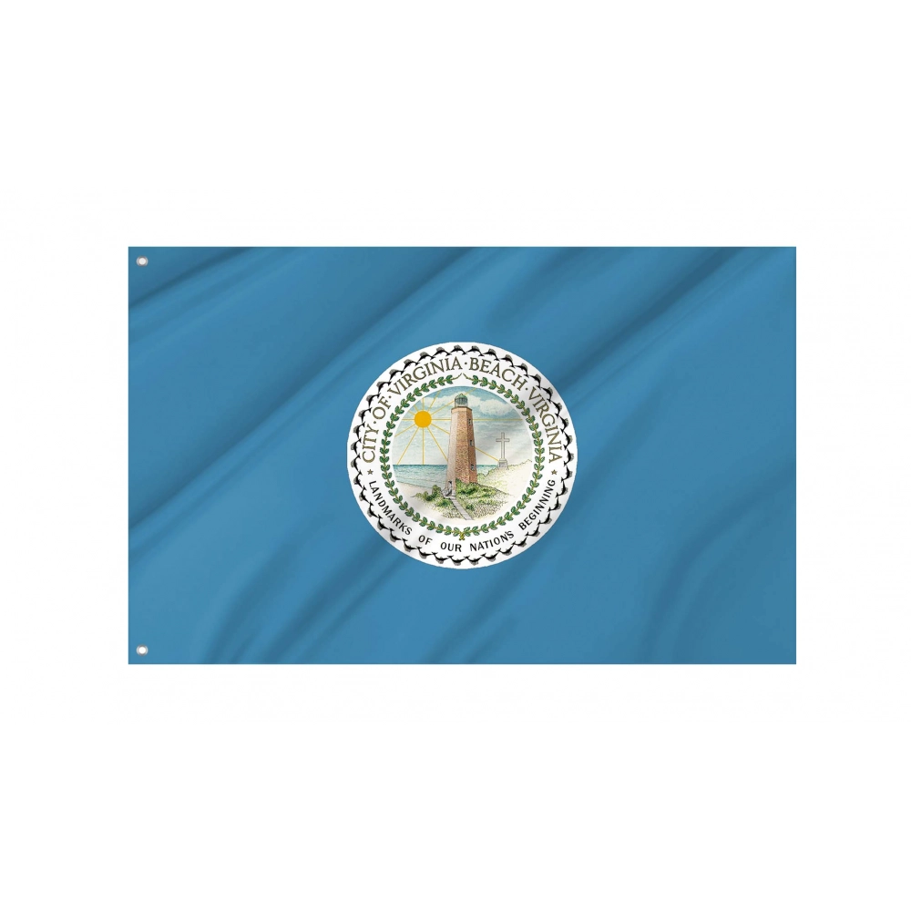 Virginia Beach Flag for Indoor & Outdoor Use Virginia Beach Flag for Indoor & Outdoor Use