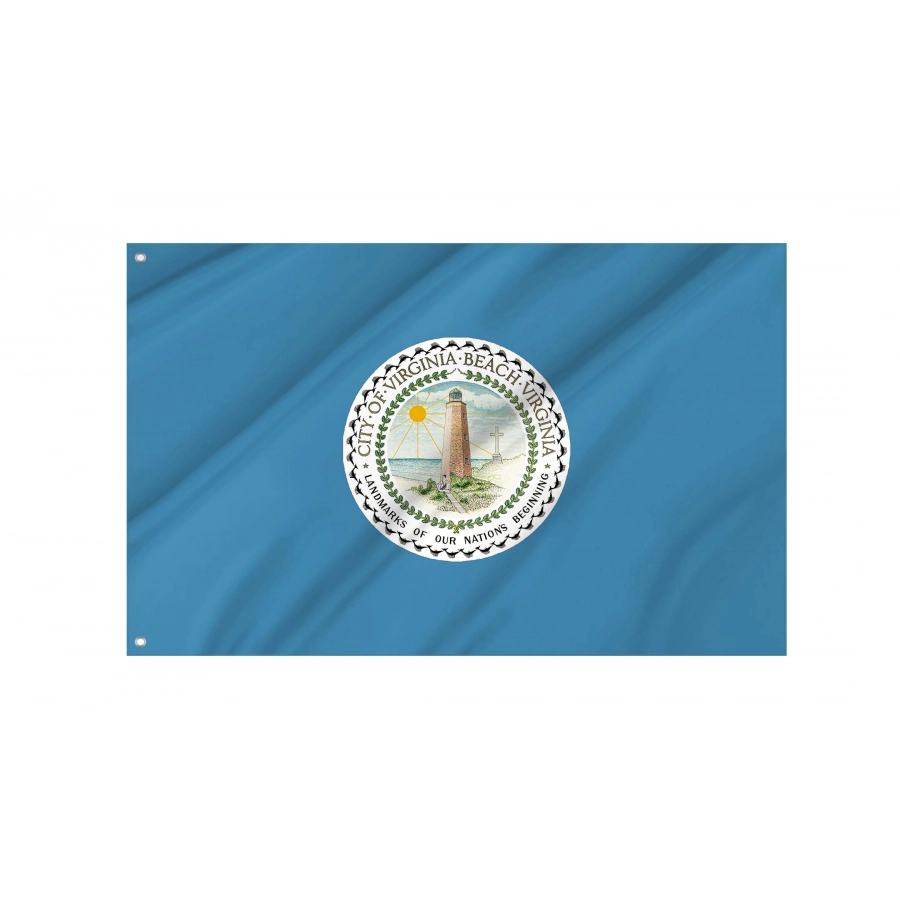 Virginia Beach Flag for Indoor & Outdoor Use - Shopflagworld Virginia Beach Flag for Indoor & Outdoor Use, USA404