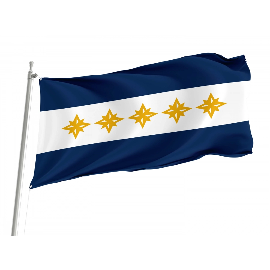 Wheeling, West Virginia Flag for Indoor & Outdoor Use, USA145