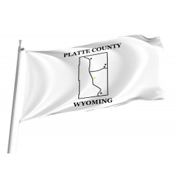 Platte County, Wyoming Flag for Indoor & Outdoor Use