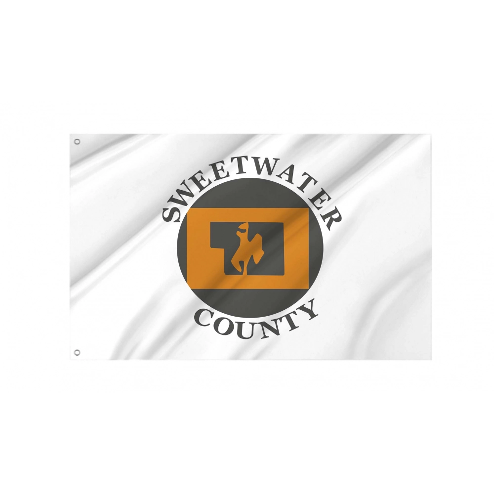 Sweetwater County, Wyoming Flag for Indoor & Outdoor Use
