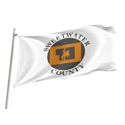 Sweetwater County, Wyoming Flag for Indoor & Outdoor Use