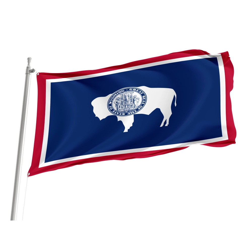Wyoming State Flag for Indoor & Outdoor Use Wyoming State Flag for Indoor & Outdoor Use