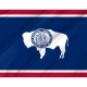 Wyoming State Flag for Indoor & Outdoor Use - Imagine 2