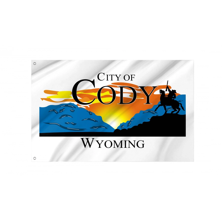 Cody Flag for Indoor & Outdoor Use, USA96