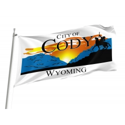 Cody Flag for Indoor & Outdoor Use