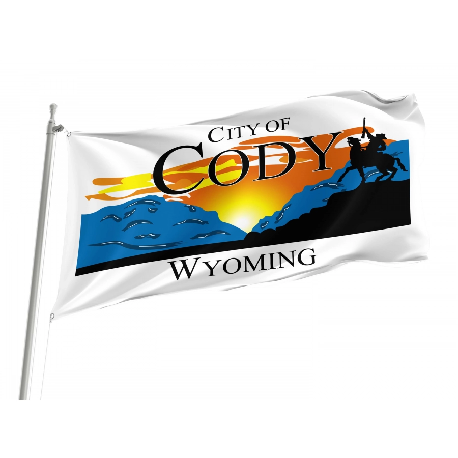 Cody Flag for Indoor & Outdoor Use, USA96