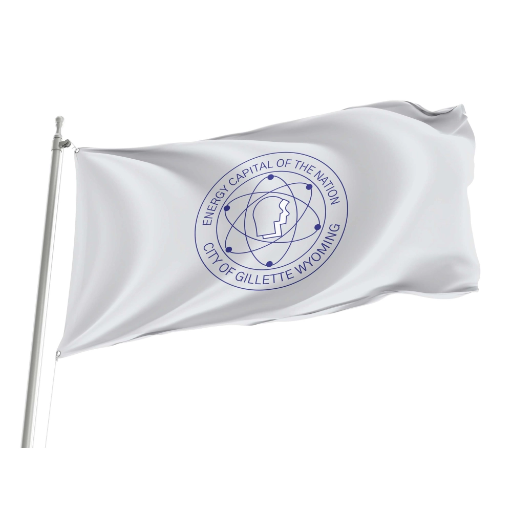 Gillette, Wyoming Flag for Indoor & Outdoor Use