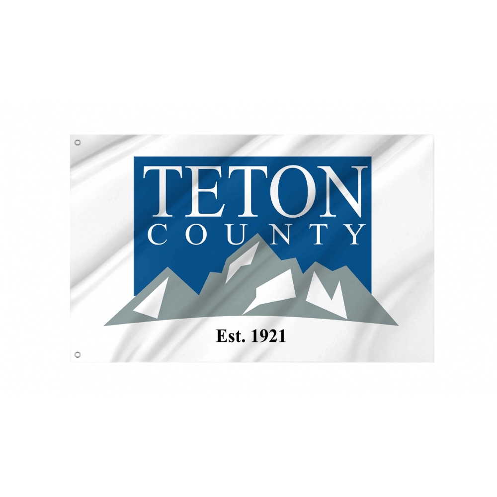 Teton County Flag for Indoor & Outdoor Use