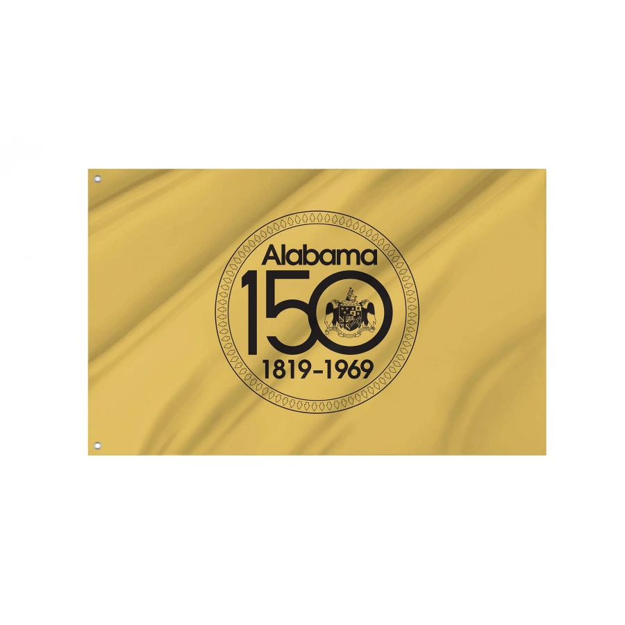 Alabama Sesquicentennial 1819-1969 Flag for Indoor & Outdoor Use, USA490