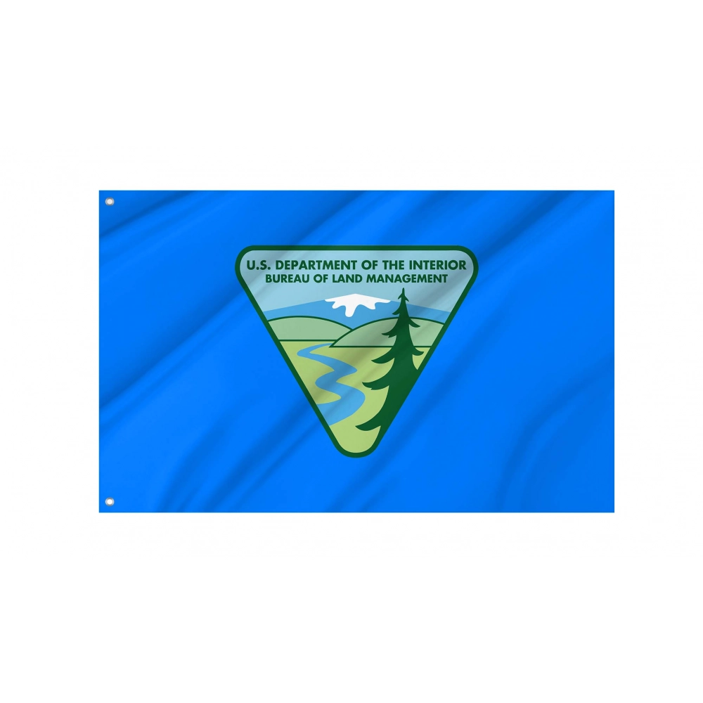 Bureau of Land Management Flag for Indoor & Outdoor Use