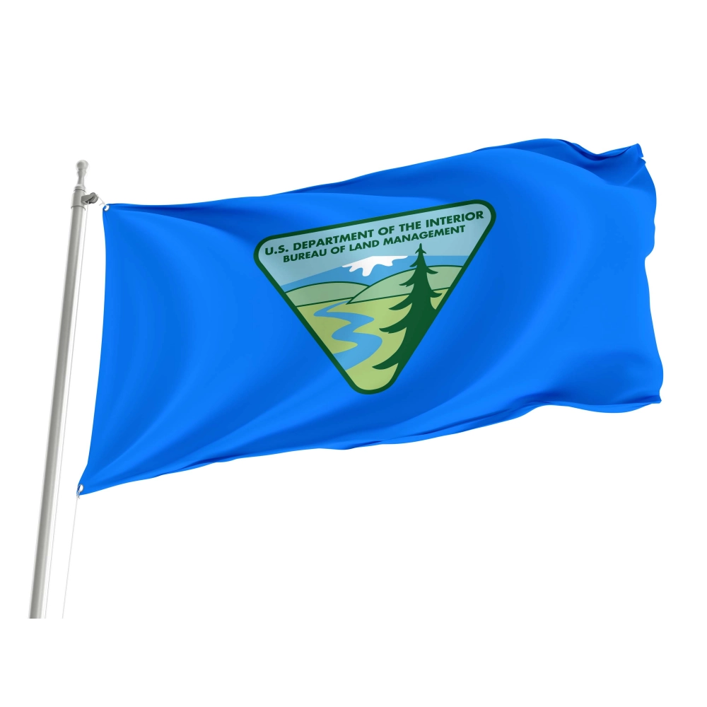 Bureau of Land Management Flag for Indoor & Outdoor Use