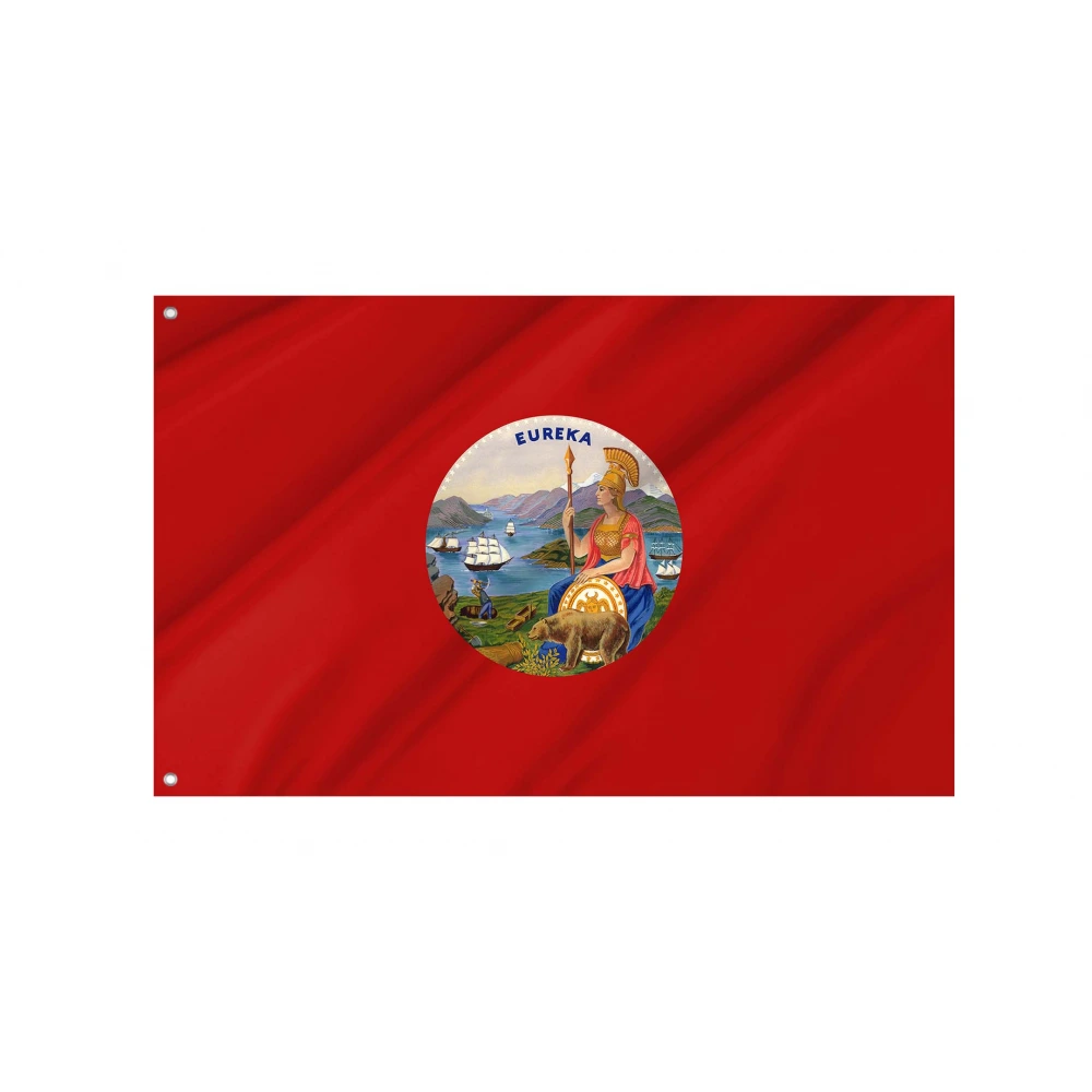 California 1864-February 3, 1911 Flag for Indoor & Outdoor Use