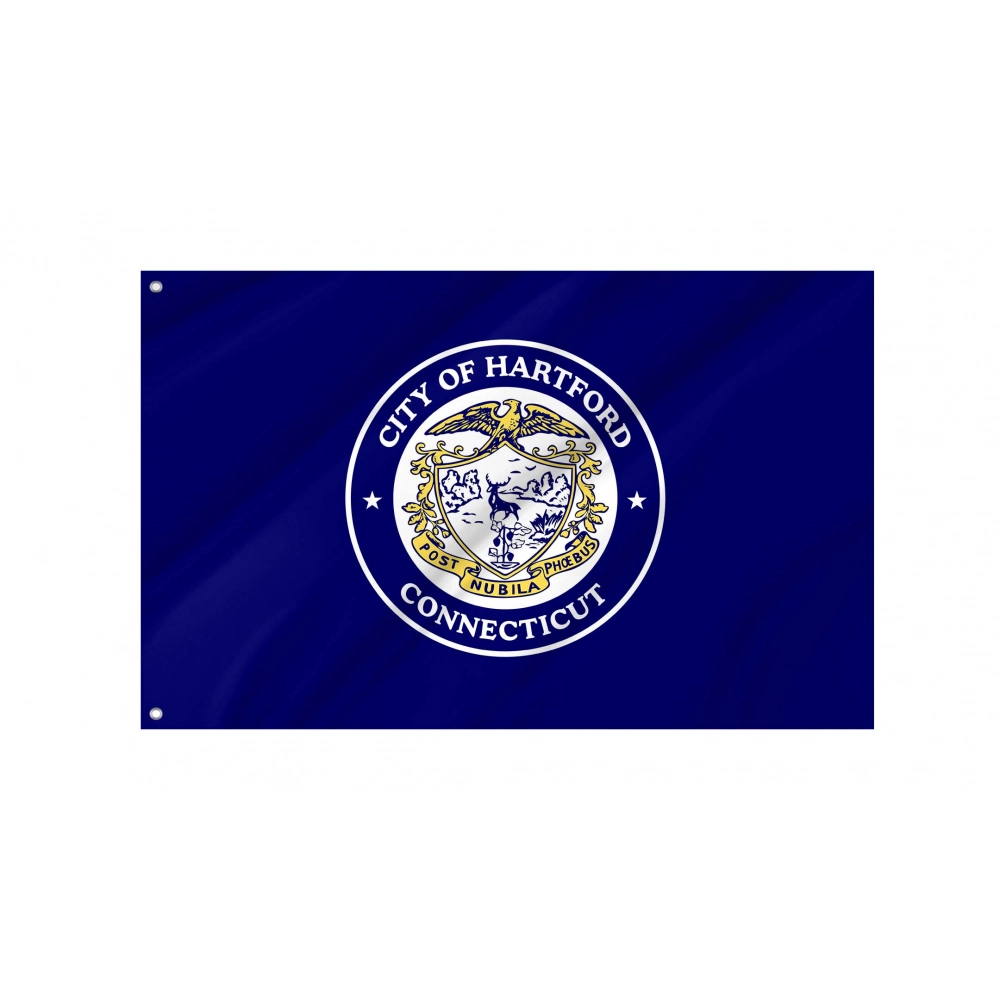 Hartford Flag for Indoor & Outdoor Use Hartford Flag for Indoor & Outdoor Use