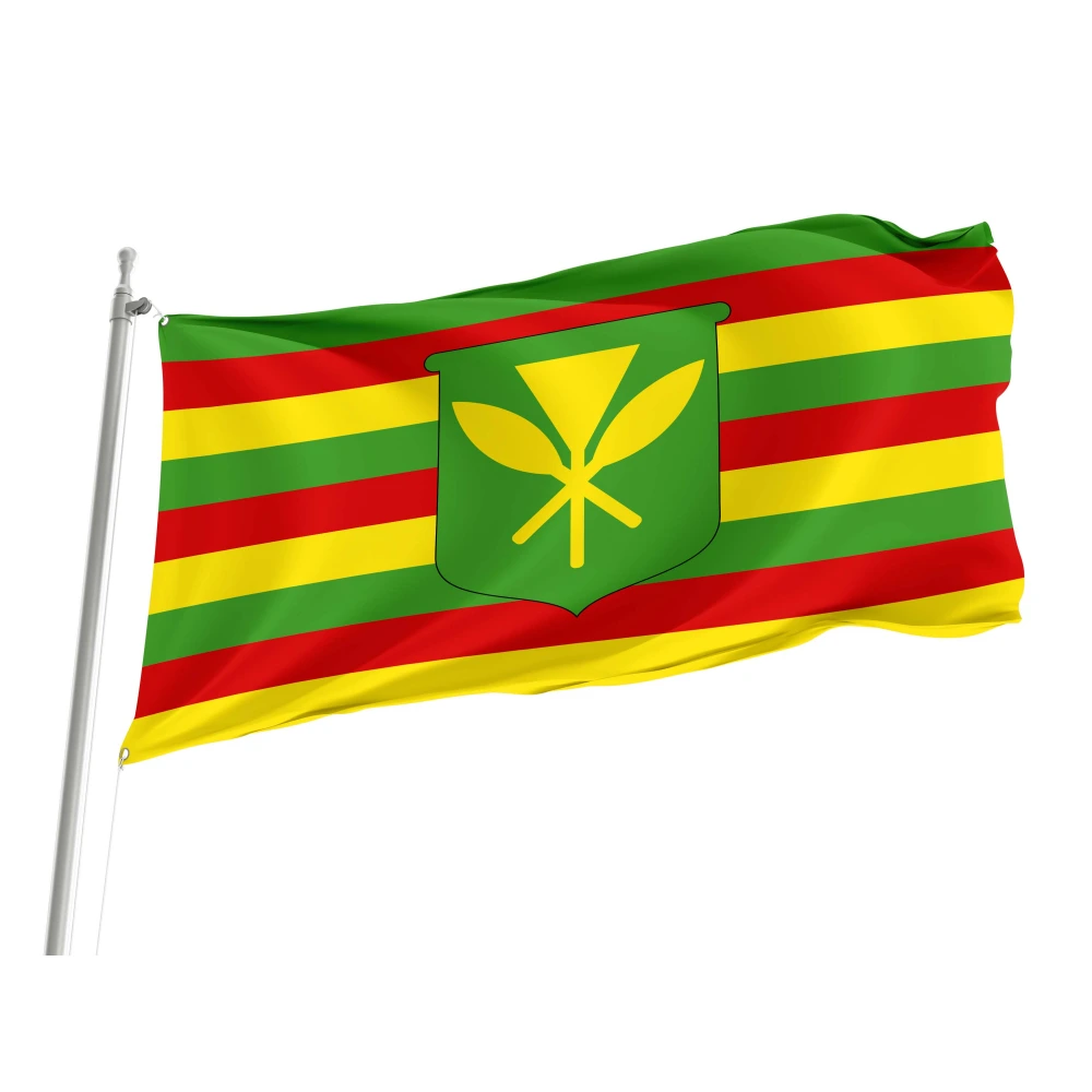 Kanaka Maoli Flag for Indoor & Outdoor Use