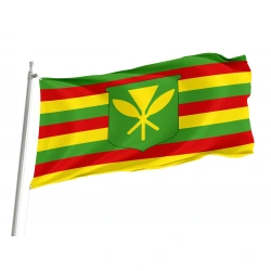 Kanaka Maoli Flag for Indoor & Outdoor Use