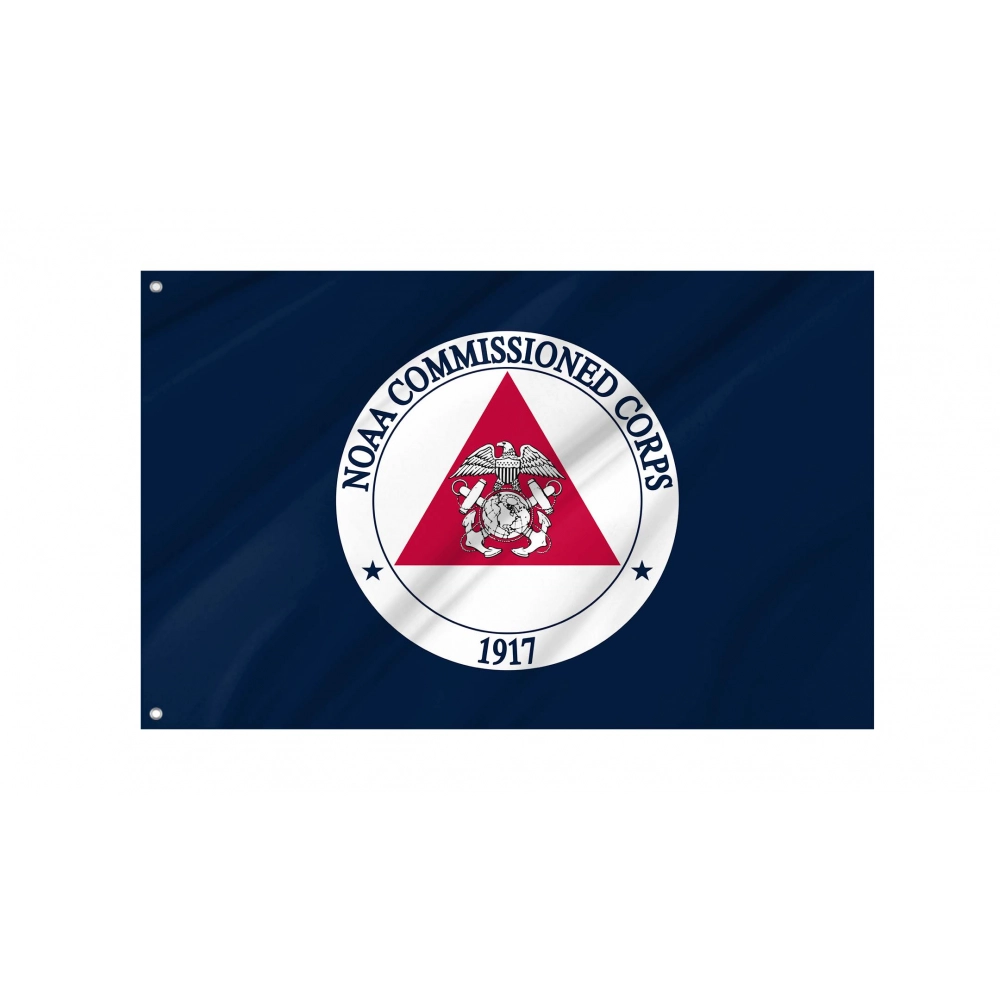 NOAA Commissioned Corps Flag for Indoor & Outdoor Use