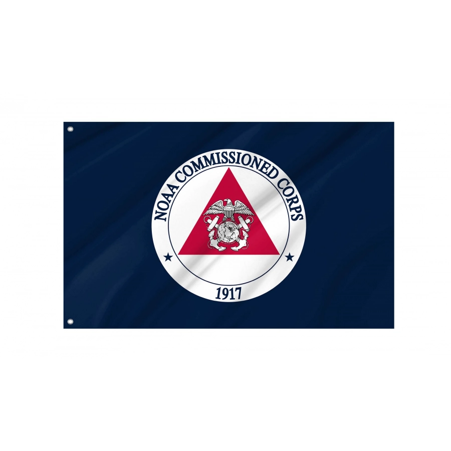 NOAA Commissioned Corps Flag for Indoor & Outdoor Use, USA35