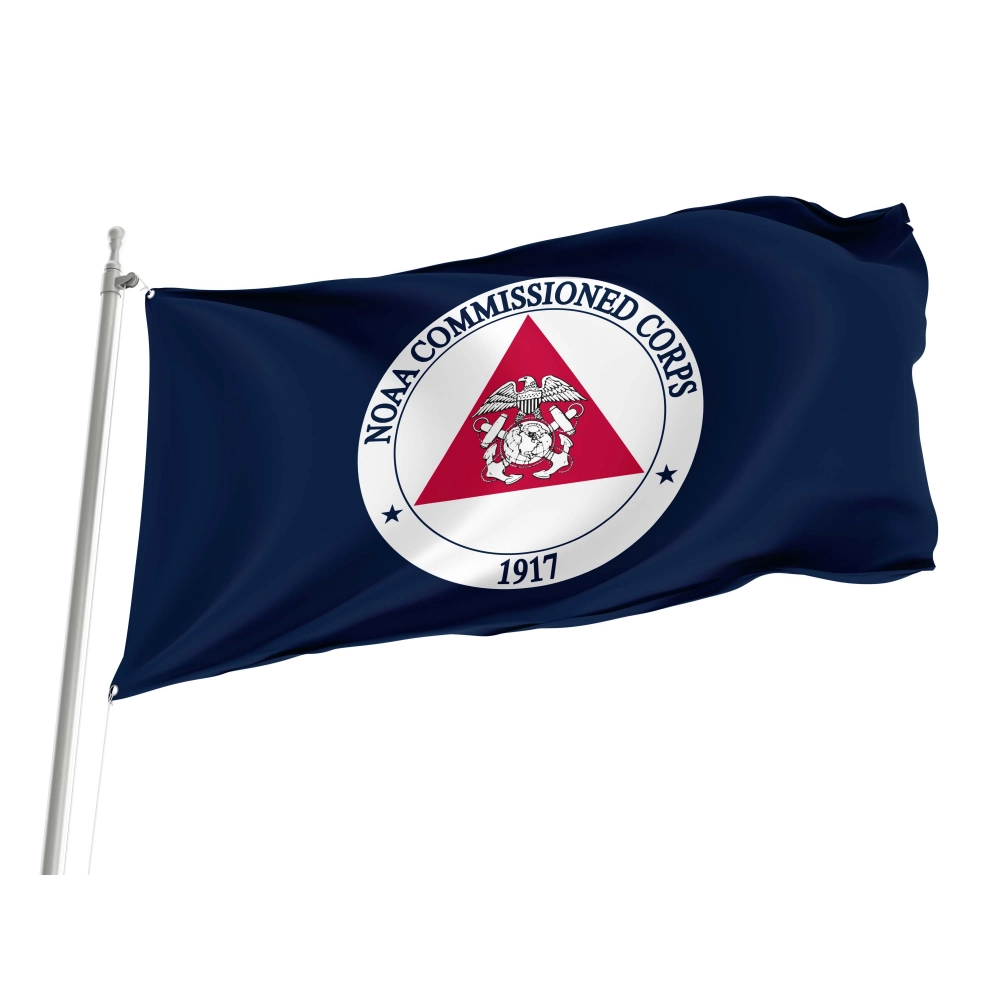 NOAA Commissioned Corps Flag for Indoor & Outdoor Use