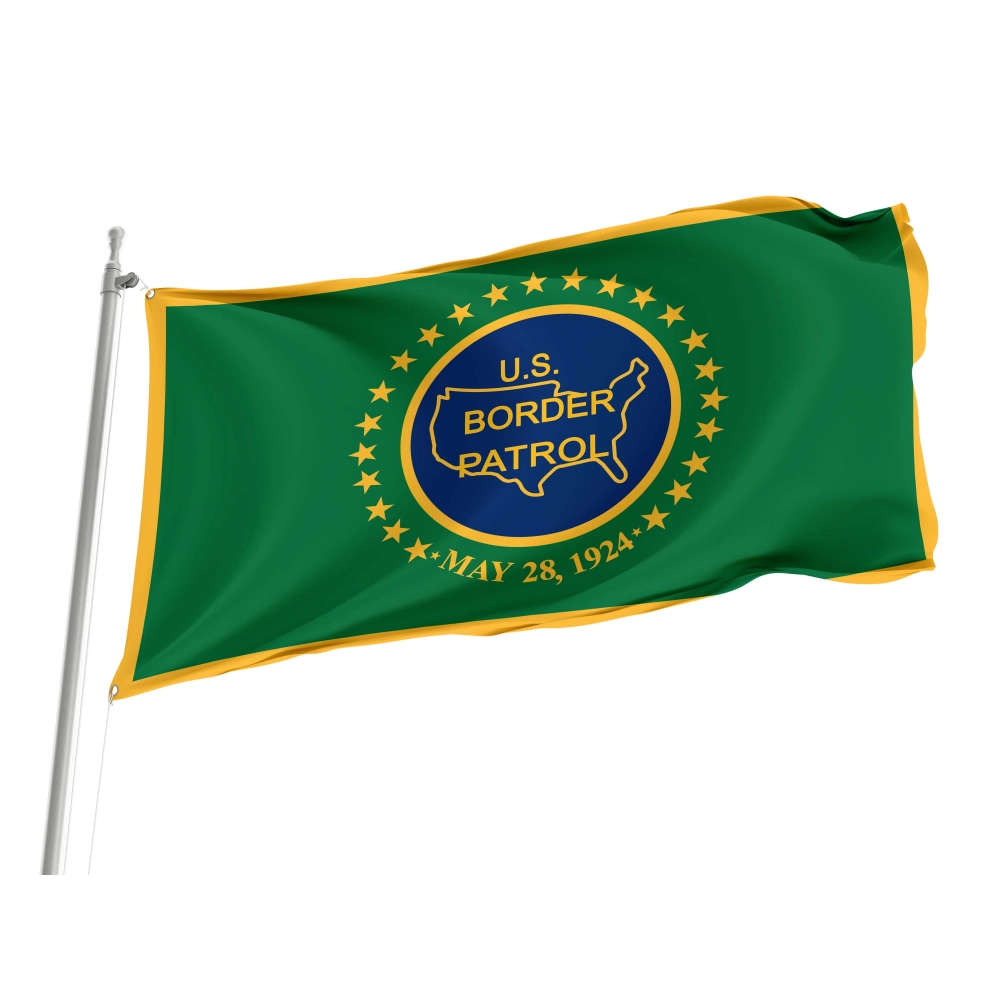 United States Border Patrol Flag for Indoor & Outdoor Use