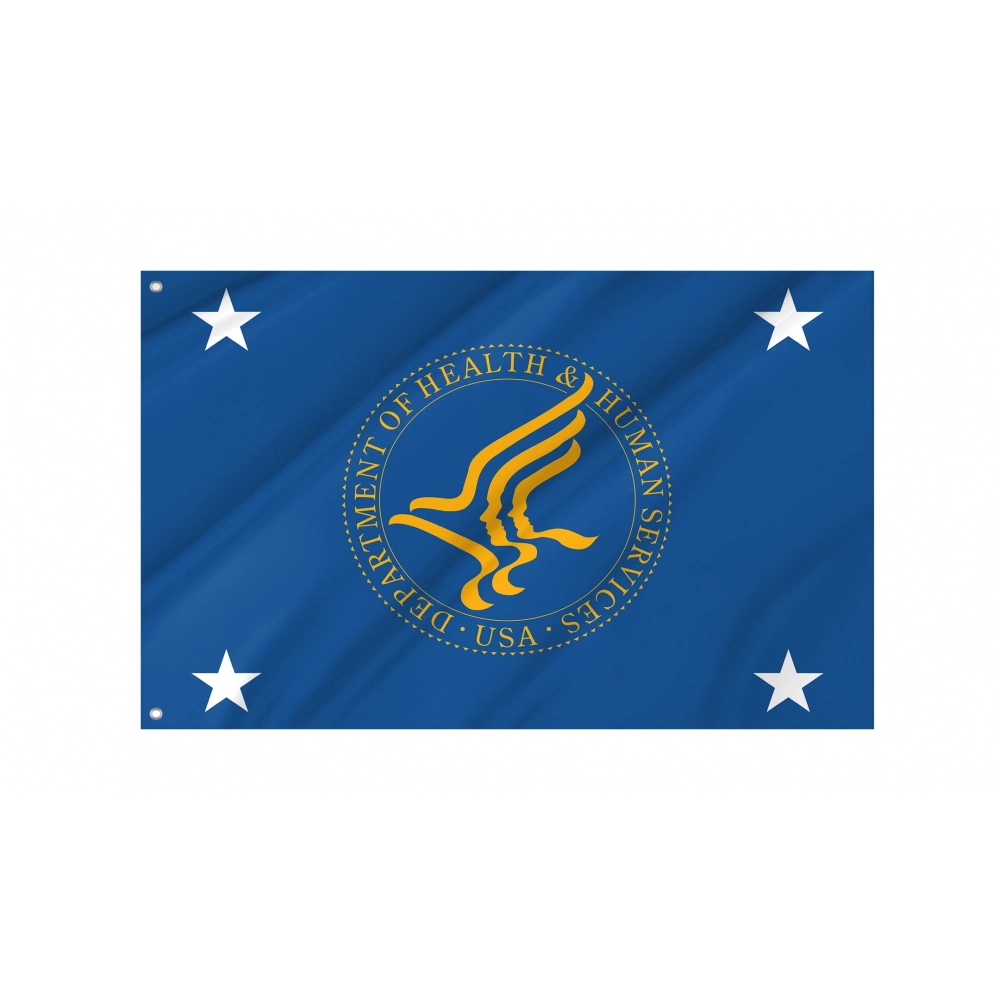 U.S. Secretary of Health and Human Services Flag for Indoor & Outdoor Use
