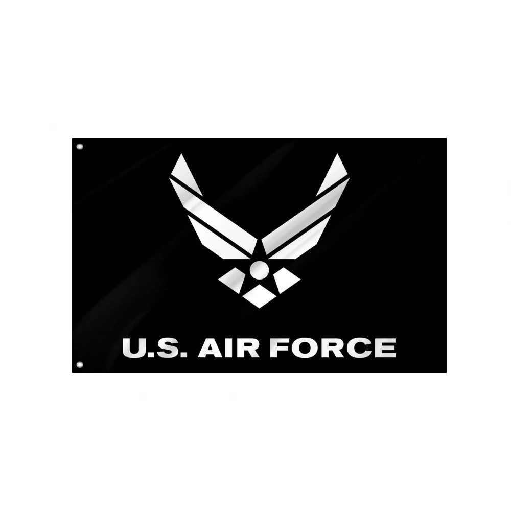 U.S. Air Force Black Flag for Indoor & Outdoor Use