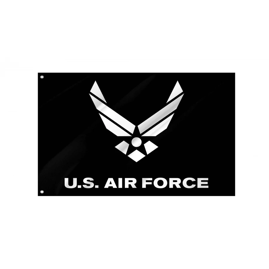 U.S. Air Force Black Flag for Indoor & Outdoor Use, USA516