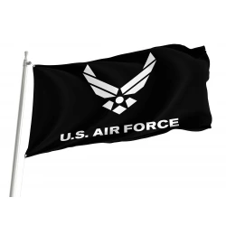 U.S. Air Force Black Flag for Indoor & Outdoor Use