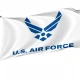 U.S. Air Force White Flag for Indoor & Outdoor Use - Imagine 1