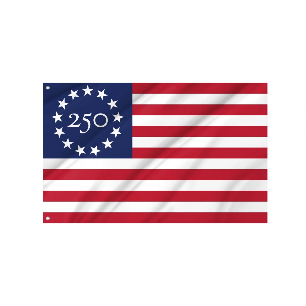 United States 250 Betsy Ross Flag for Indoor & Outdoor Use