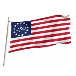 United States 250 Betsy Ross Flag for Indoor & Outdoor Use