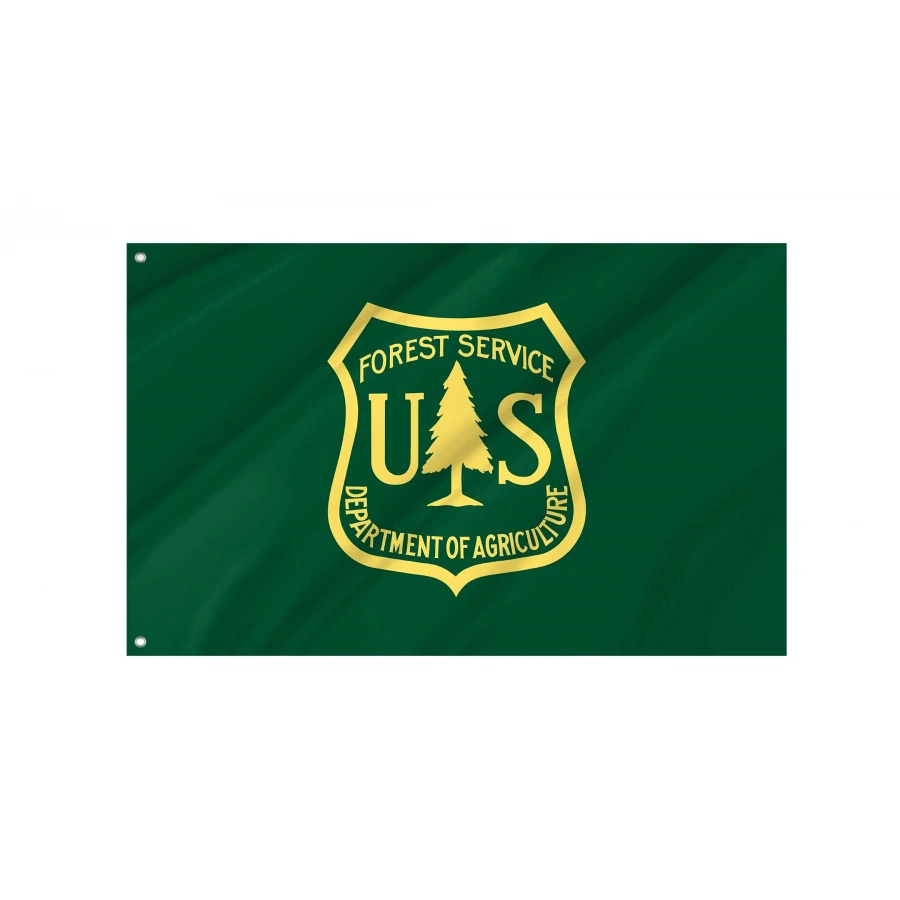 United States Forest Service Flag for Indoor & Outdoor Use, USA488